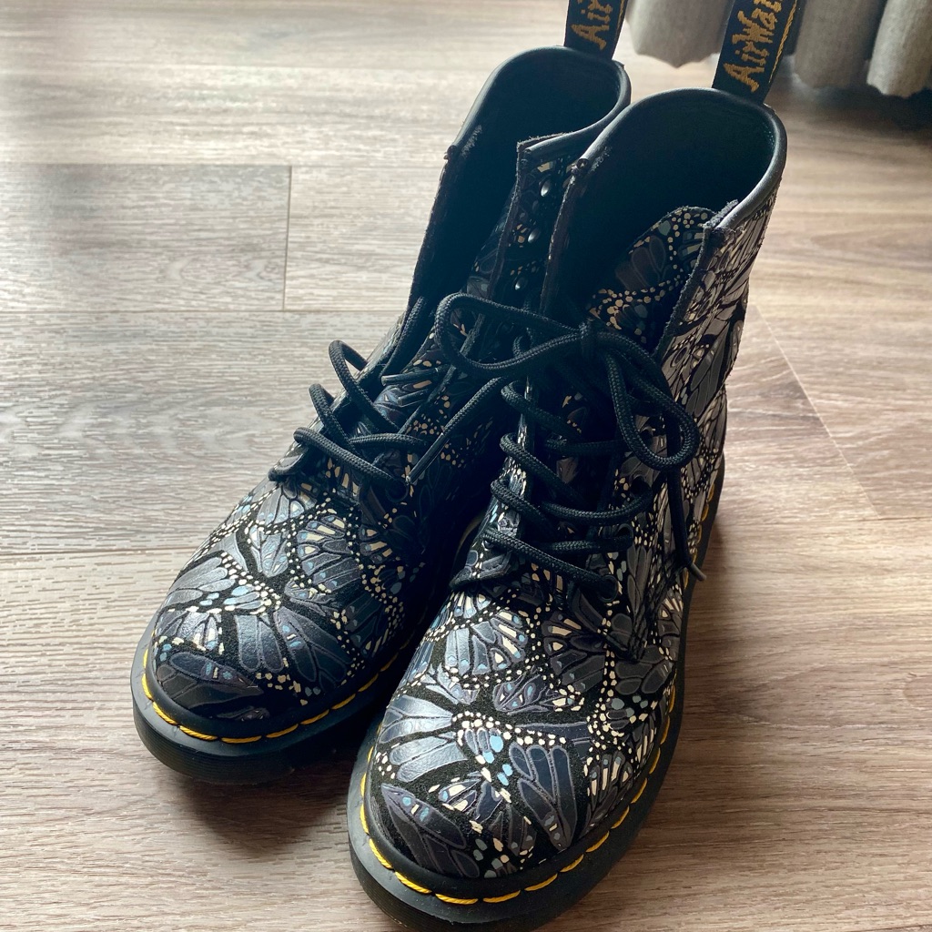 Dr Martens Limited Edition Butterfly Women's Boots